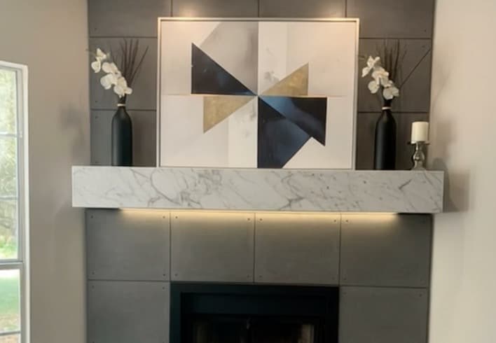 I asked AI to Convert my Fireplace to something modern